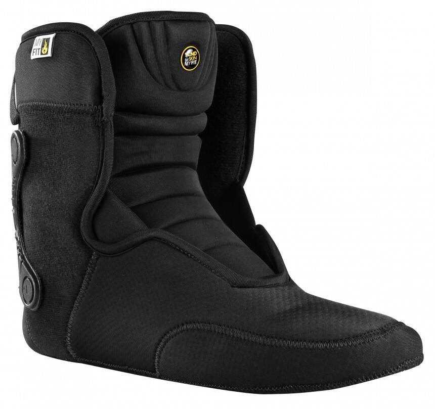 Powerslide MyFit 2nd Skin Dual Fit Liner - Black, Size - UK 6/7