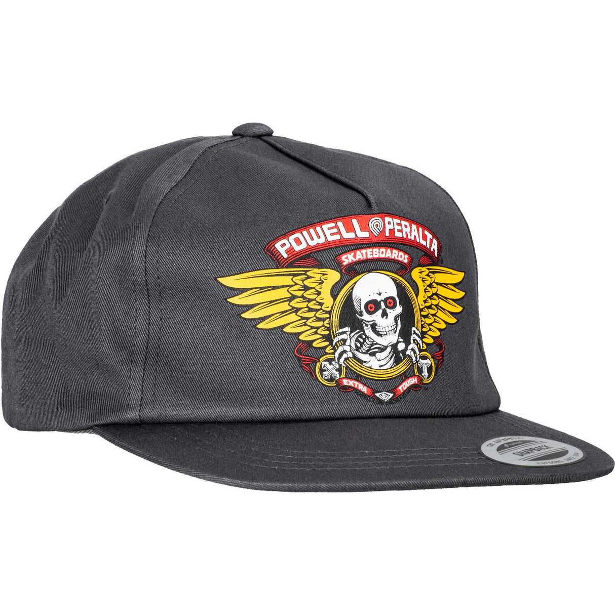 Powell Peralta Winged Ripper Snapback - Charcoal