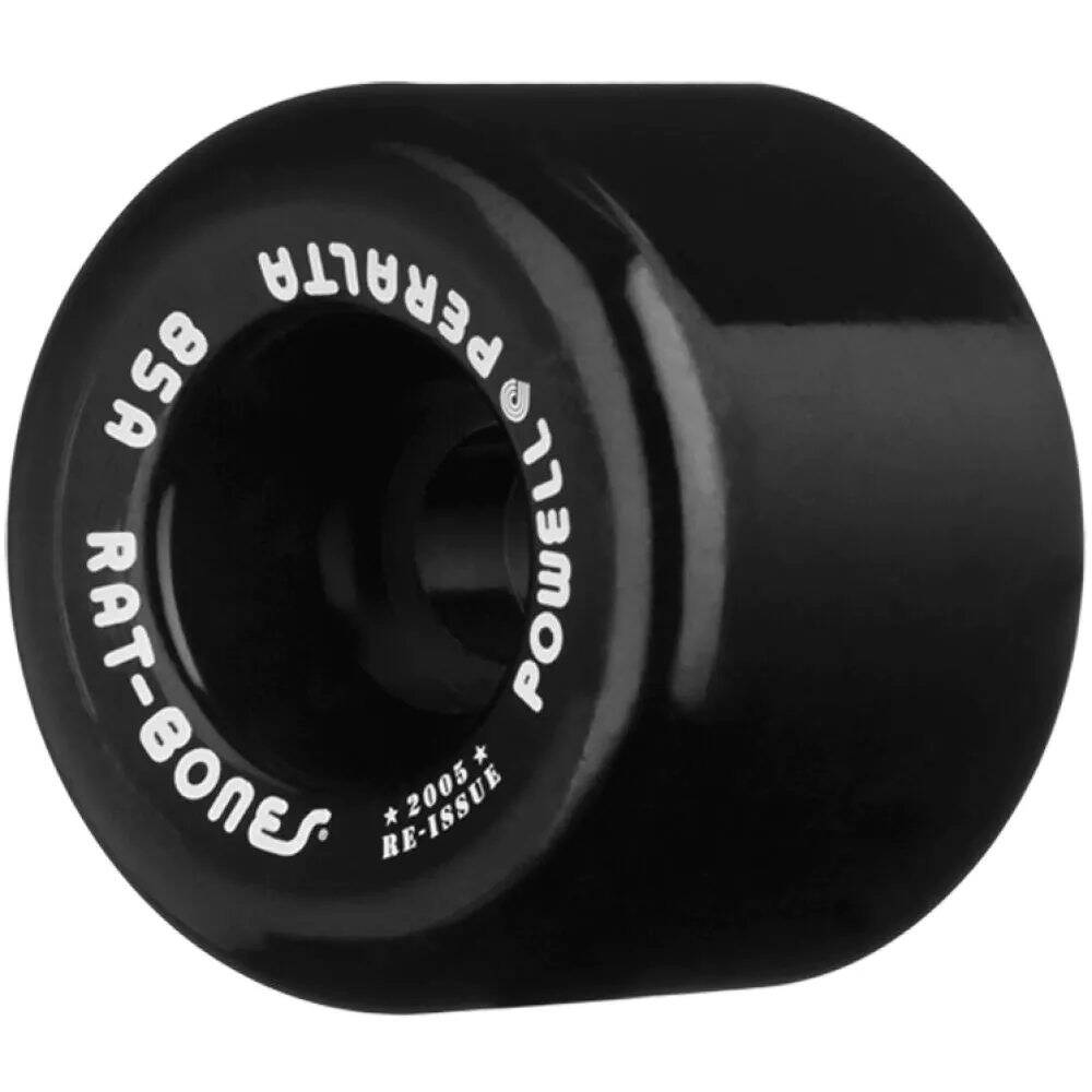 Powell Peralta Rat Bones 1 85a Skateboard Wheels - Black 60mm (Pack of 4)