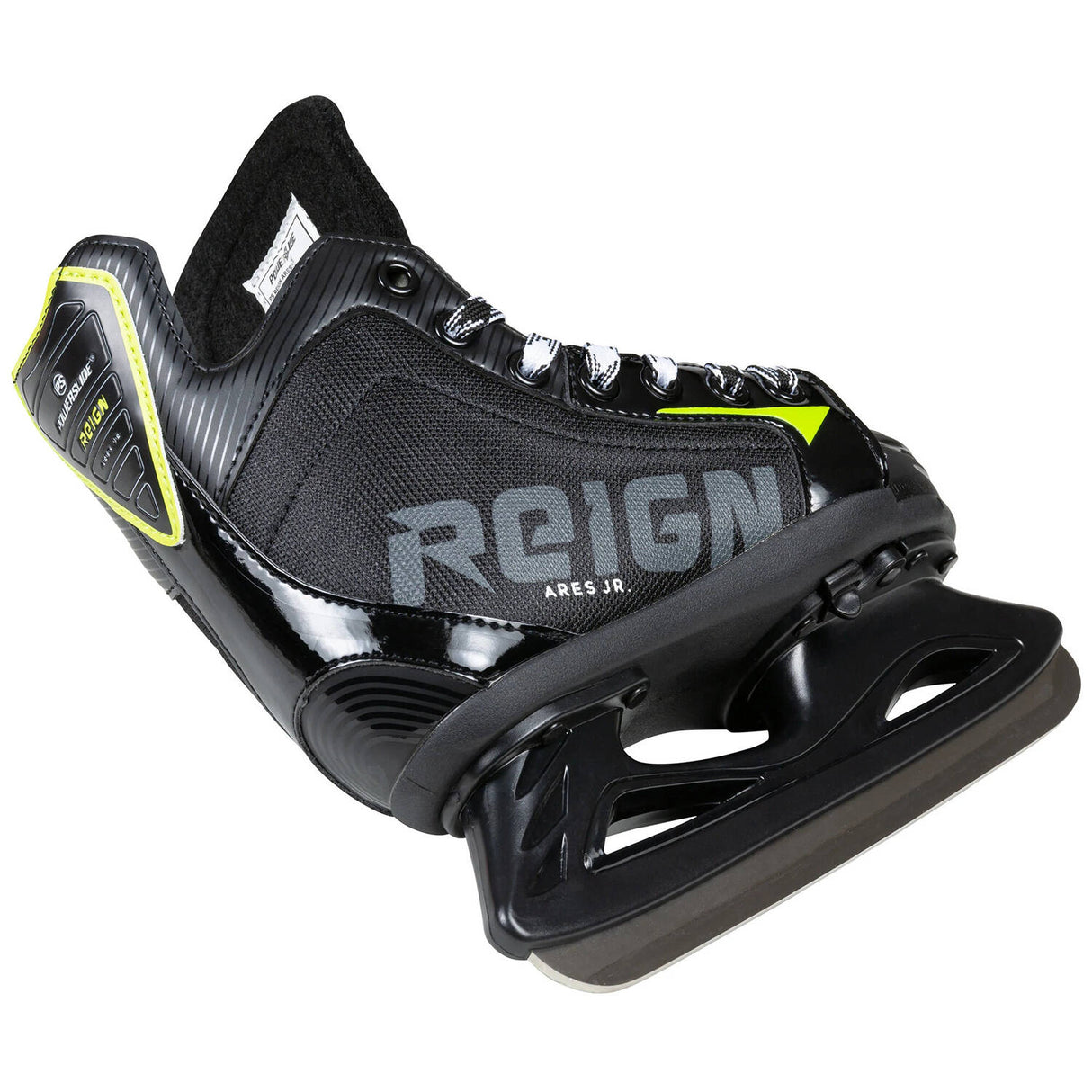 Powerslide Reign Ares Junior Ice Hockey Skates - Black