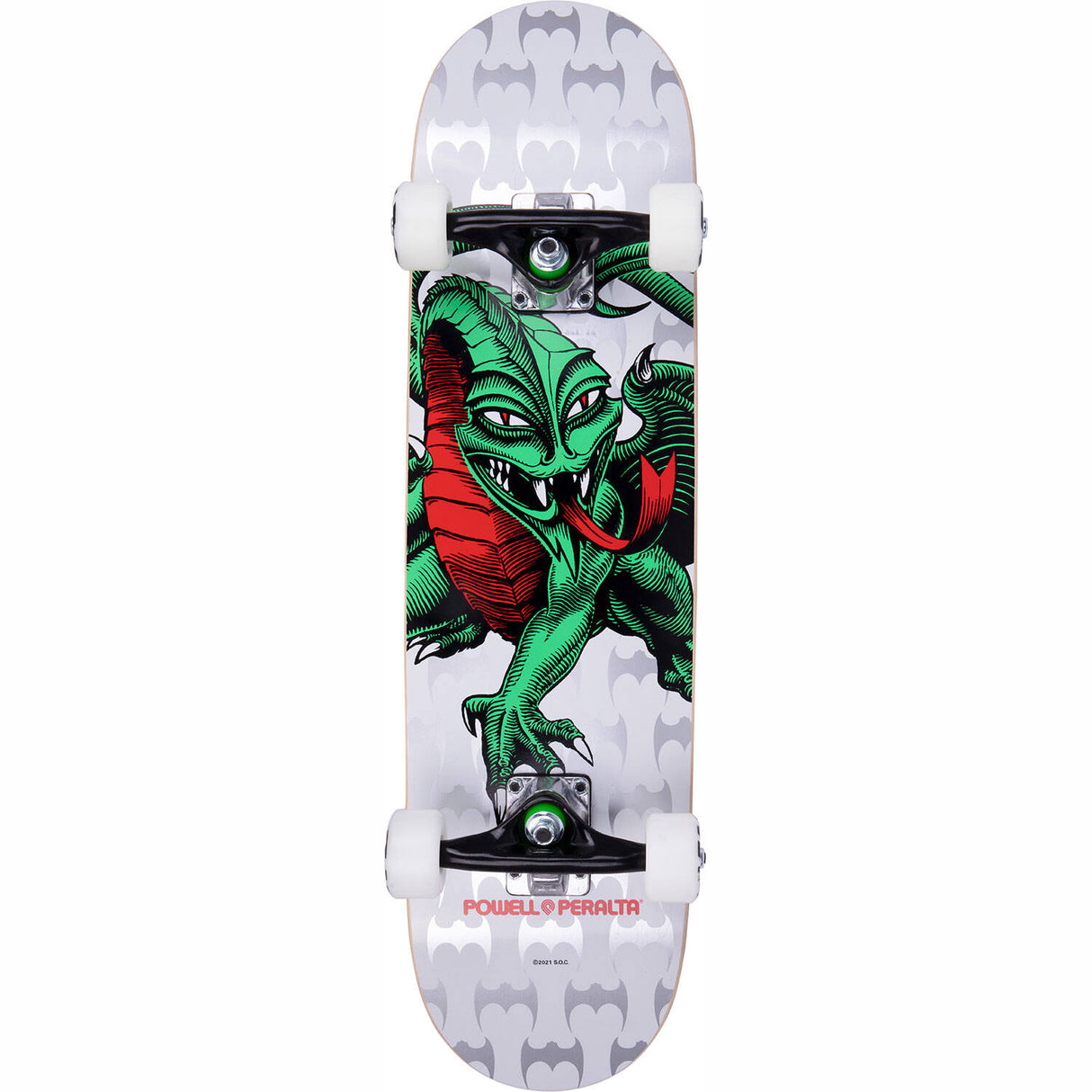 Powell Peralta Cab Dragon One Off Complete Skateboard - White 7.5"