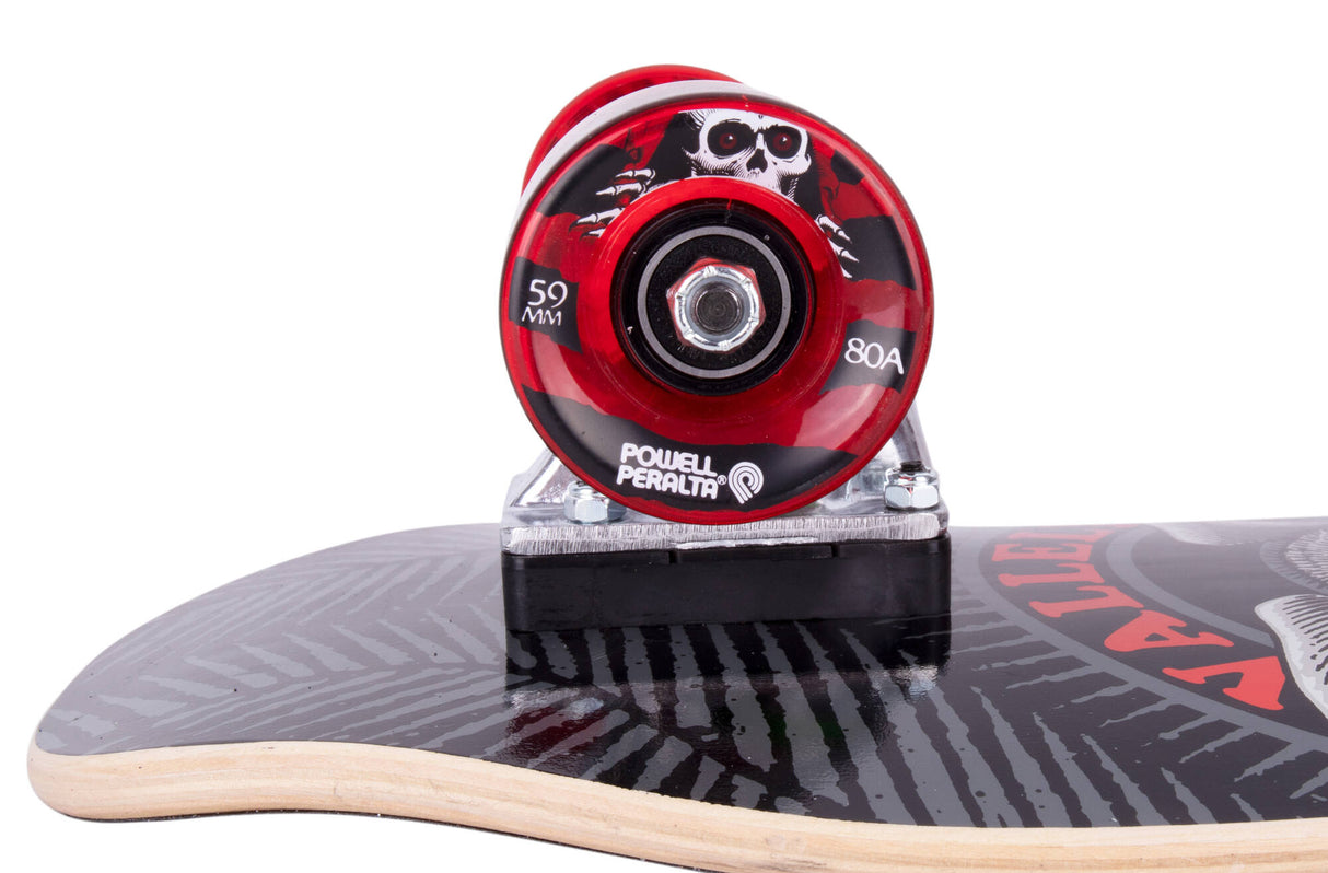 Powell Peralta Mini Vallely Elephant Complete Cruiser Skateboard - Black 8"