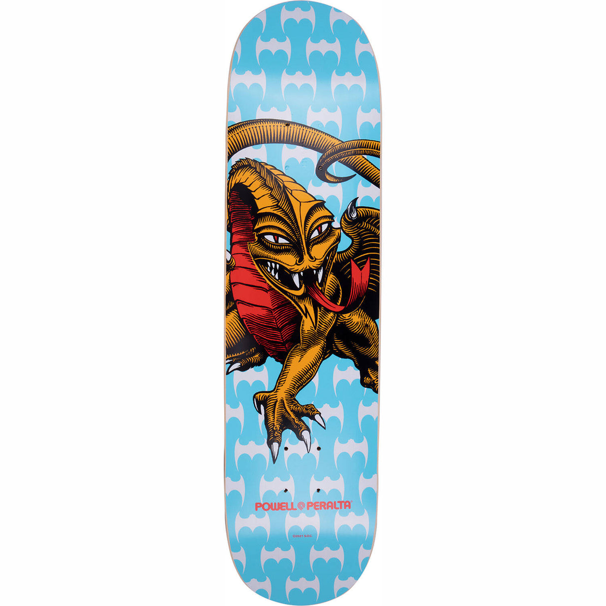 Powell Peralta Cab Dragon One Off Skateboard Deck - Light Blue 7.75"