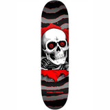 Powell Peralta Ripper Skateboard One Off Deck - Silver/Red 7"
