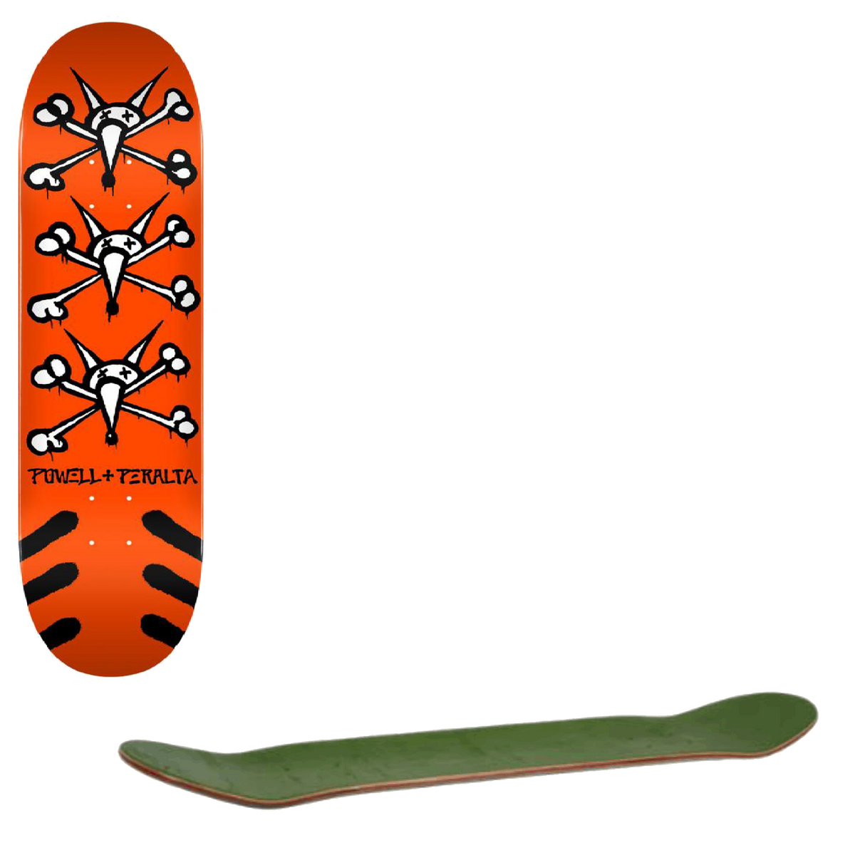 Powell Peralta Vato Rats Skateboard Deck - Orange 8.25"