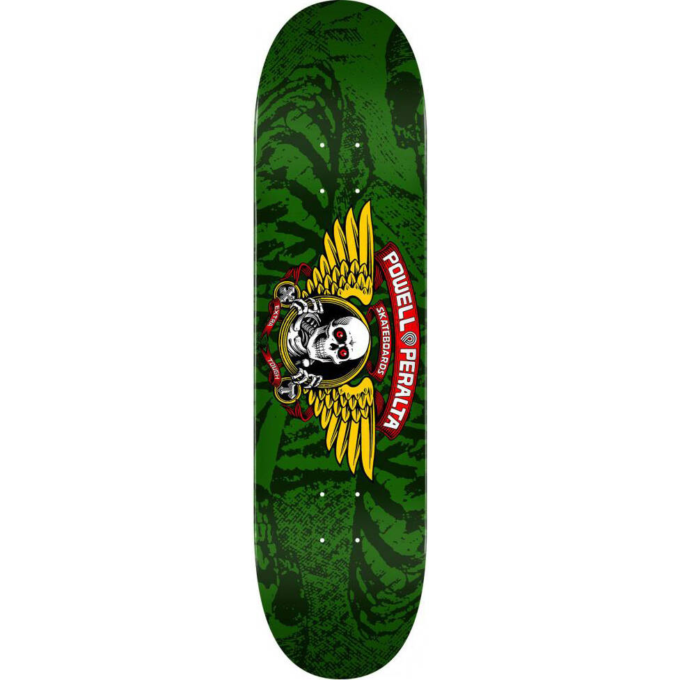 Powell Peralta Winged Ripper Skateboard Deck - Green 8"
