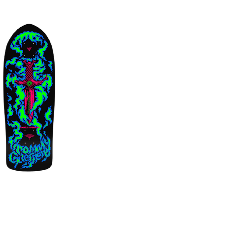 Powell Peralta Bones Brigade Series 14 Blacklight Edition Skateboard Deck - Guerrero 9.75"