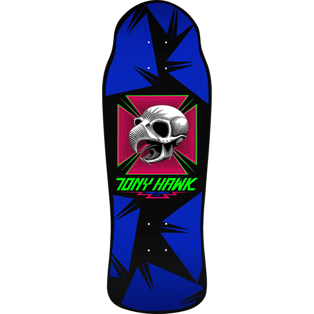 Powell Peralta Bones Brigade Series 14 "The Blacklight Edition" Skateboard Deck - Hawk 10.38"