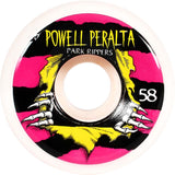 Powell Peralta Park Ripper Skateboard Wheels (Pack of 4) - 58mm