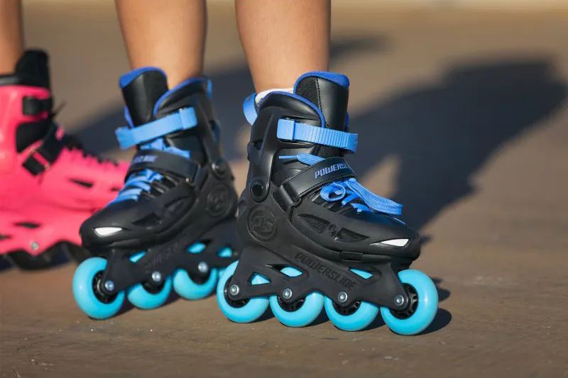 Powerslide Stargaze Adjustable Inline Skates - Black/Blue