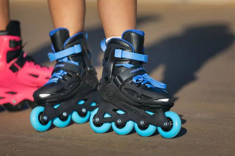 Powerslide Stargaze Adjustable Inline Skates - Black/Blue