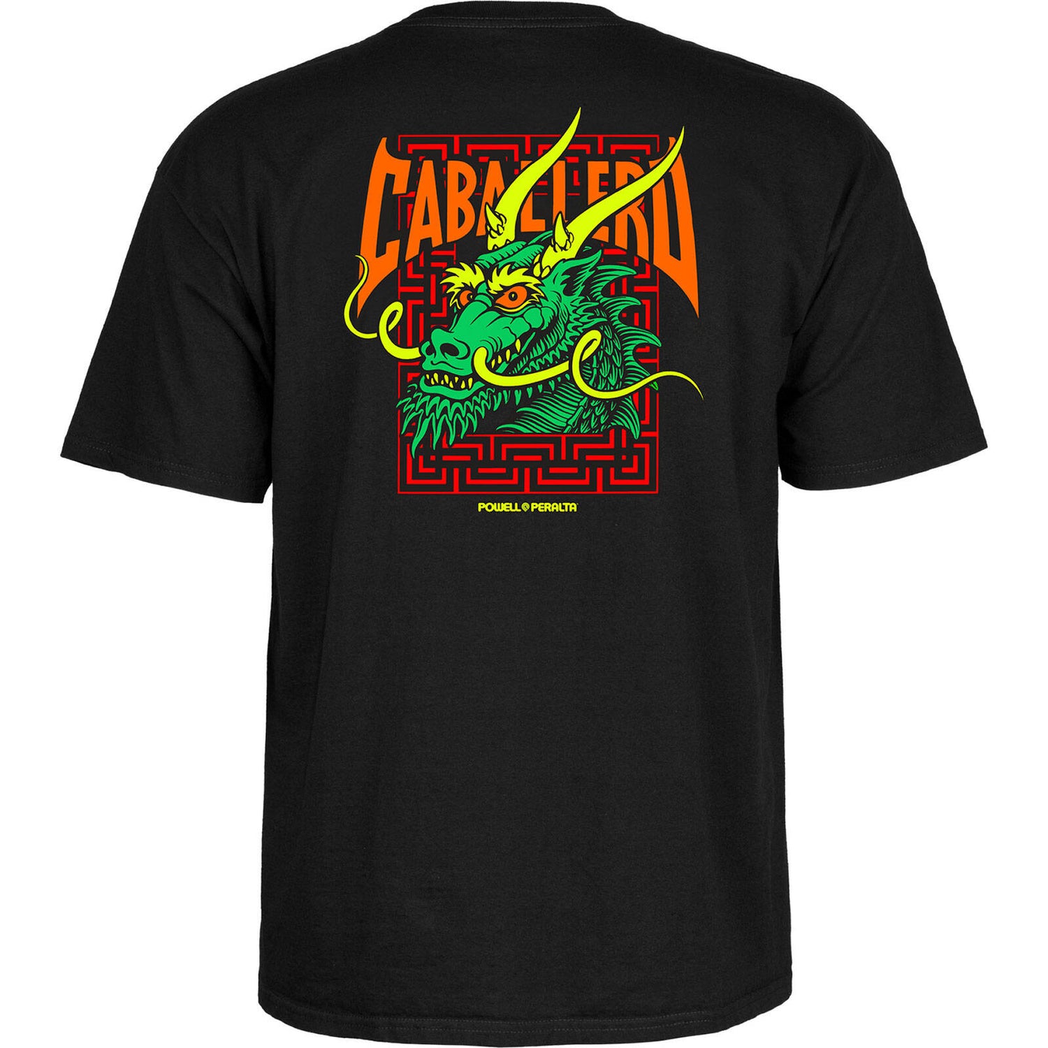 Powell Peralta Caballero Street Dragon T Shirt - Black