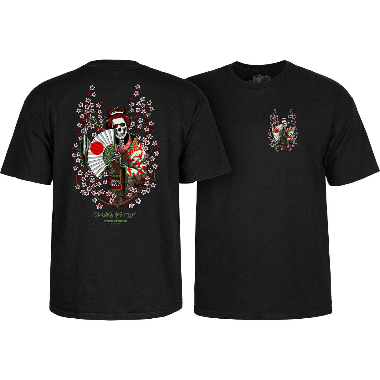 Powell Peralta Sakura Yosozumi T Shirt - Black