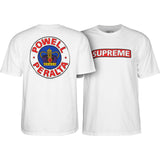 Powell Peralta Supreme T Shirt - White