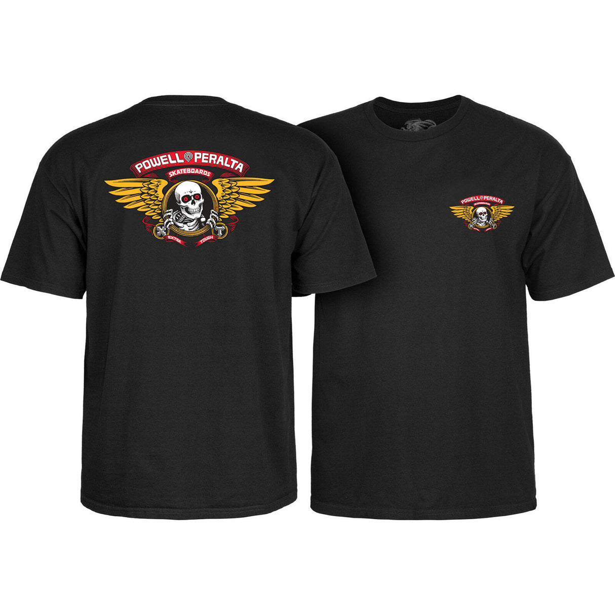 Powell Peralta Winged Ripper T Shirt - Black