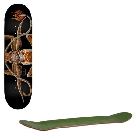 Powell Peralta Levon Biss Marion Flightless Moth #243 Skateboard Deck - Multi 8.25''