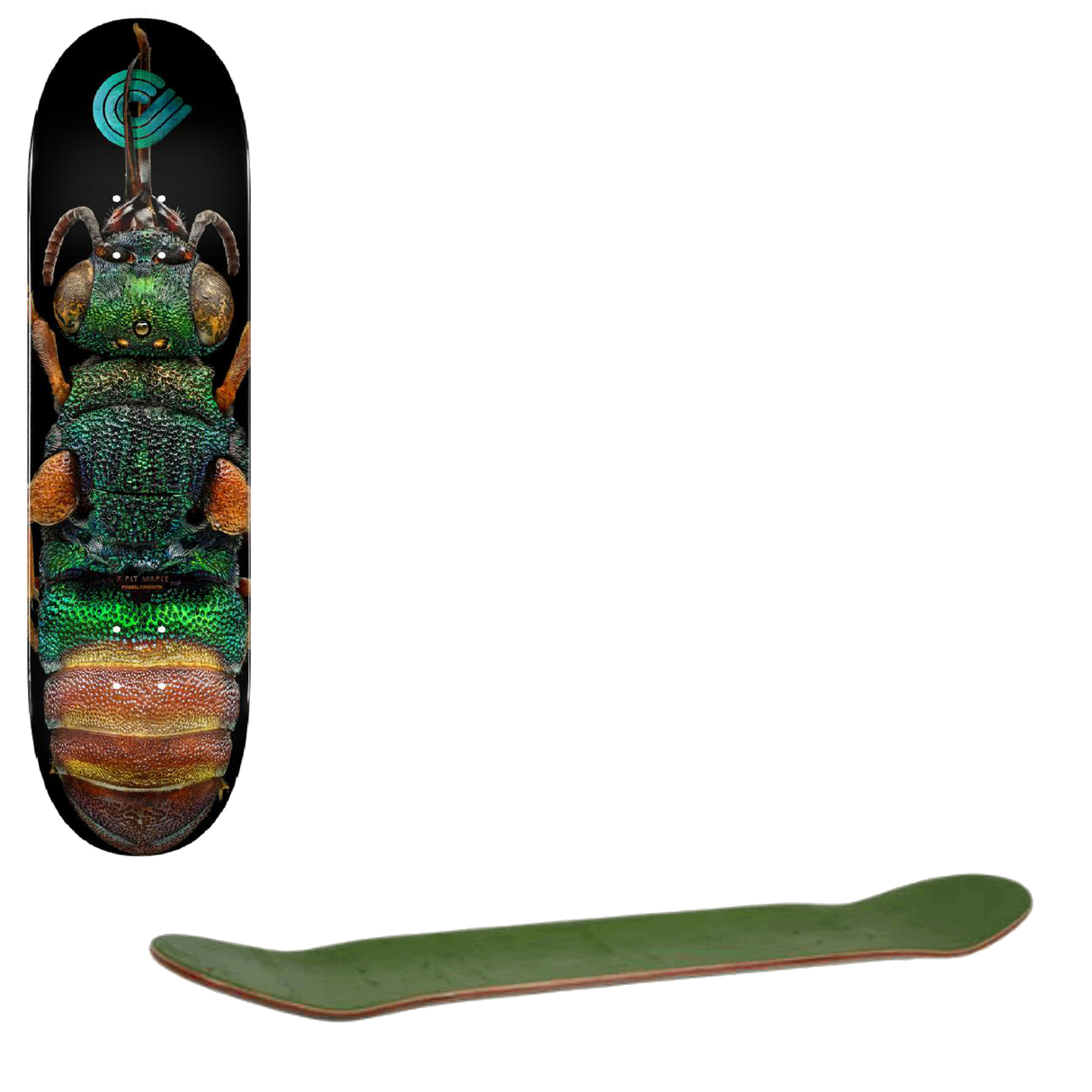 Powell Peralta Levon Biss Ruby Tailed Wasp #244 Skateboard Deck - Multi 8.5''
