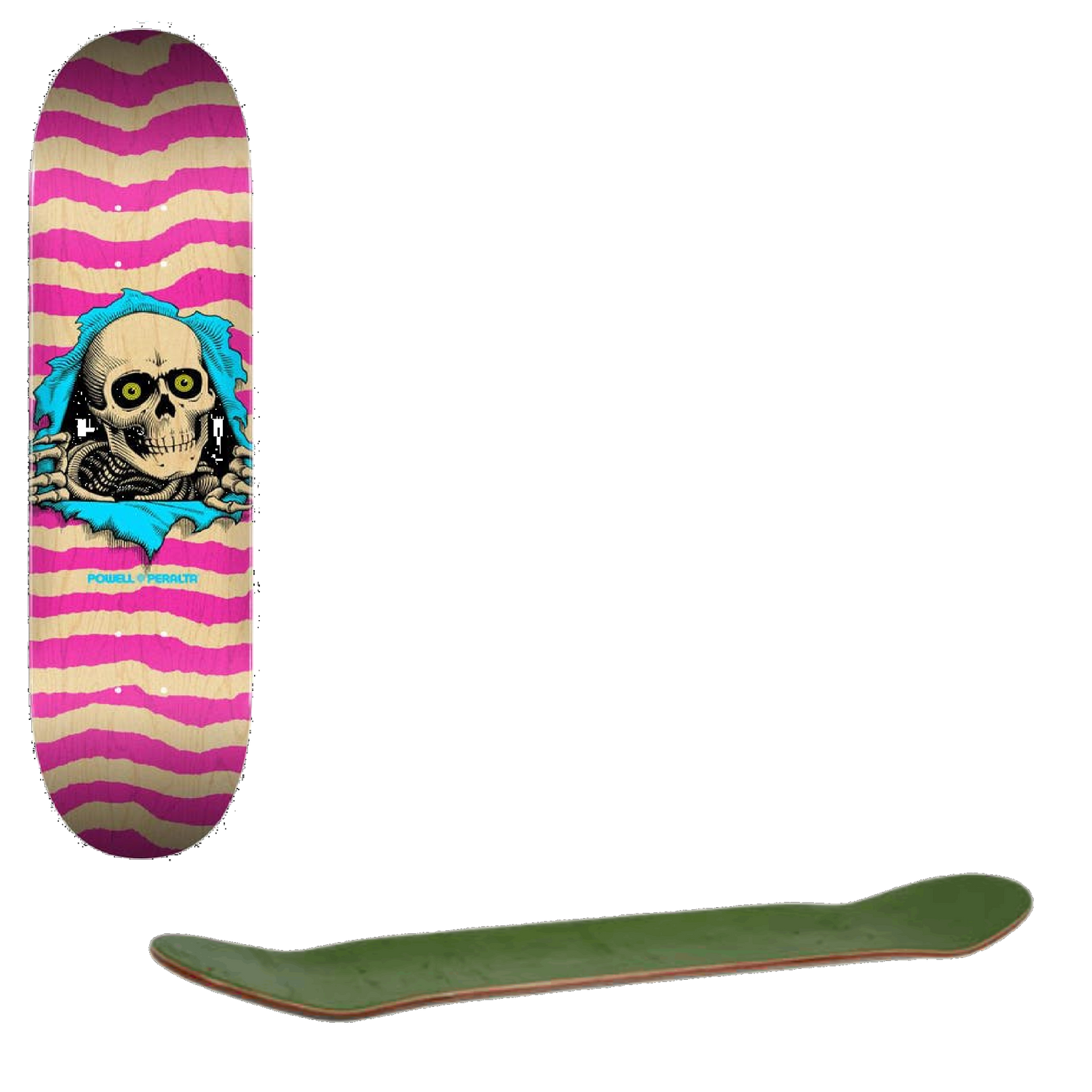 Powell Peralta Ripper #249 Skateboard Deck - Pink 8.5''