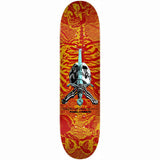Powell Peralta Skull &amp; Sword #242 Skateboard Deck - Red 8''