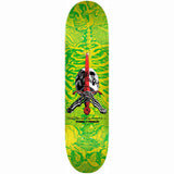 Powell Peralta Skull &amp; Sword #244 Skateboard Deck - Yellow 8.5''