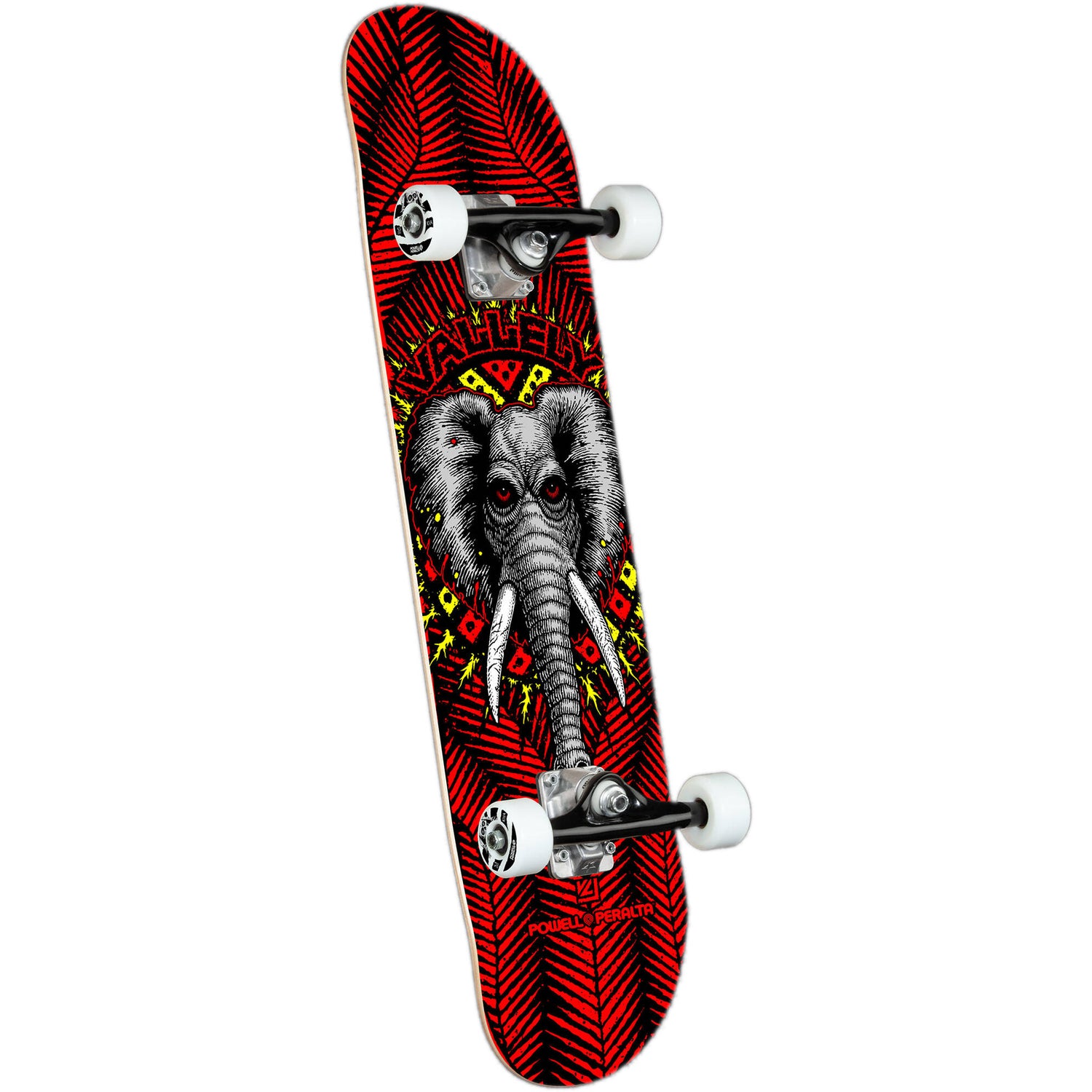 Powell Peralta Vallely Elephant #243 Complete Skateboard - Red 8.25''