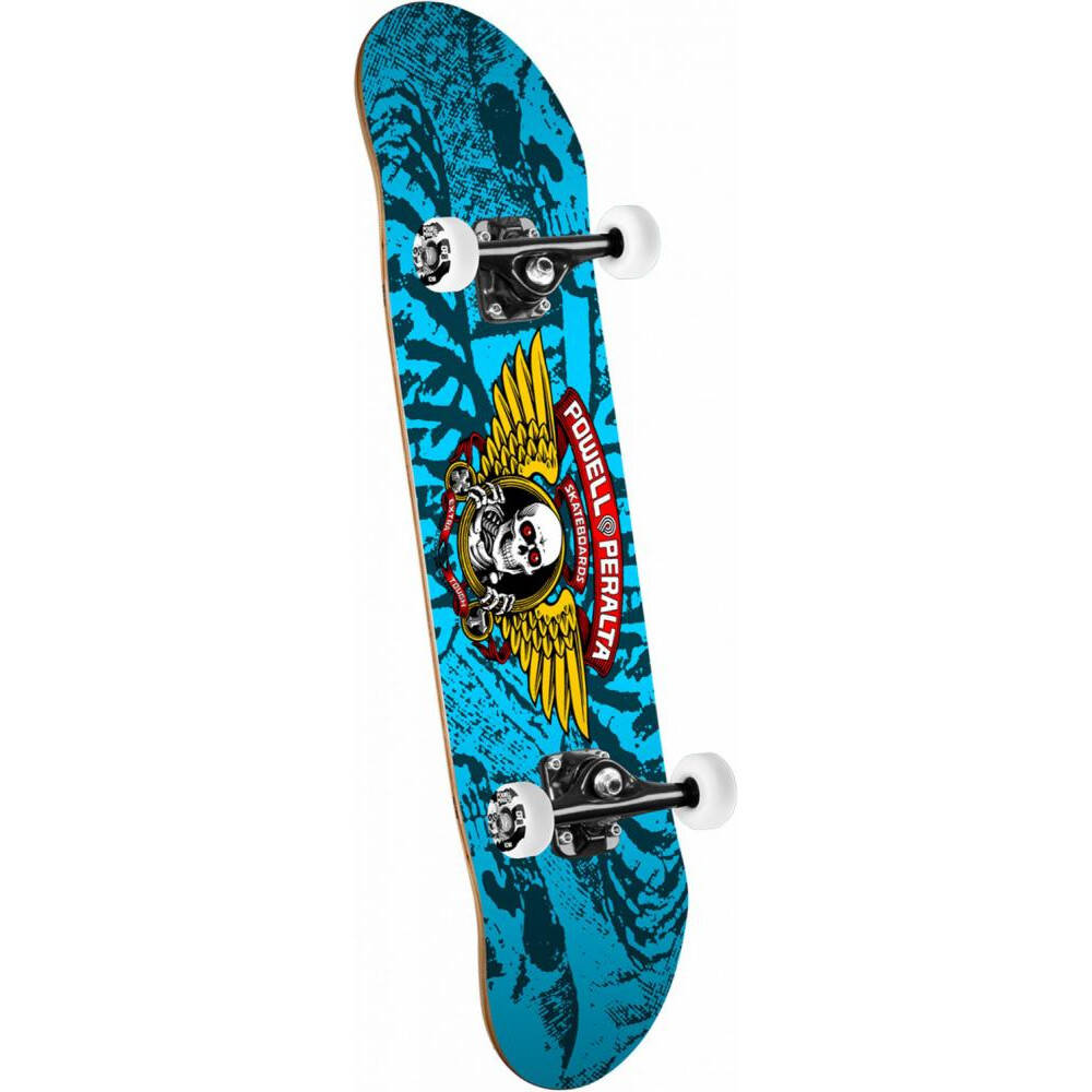 Powell Peralta Winged Ripper Complete Skateboard - Blue 7''
