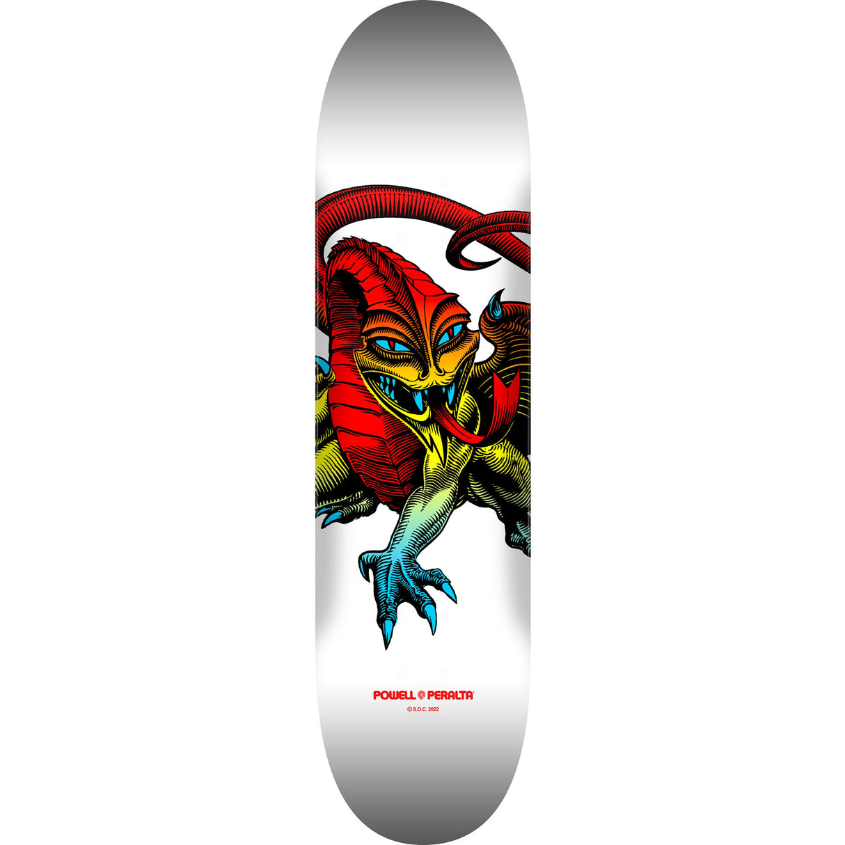 Powell Peralta Caballero Skateboard Deck - Yellow Fade/White 8.75"