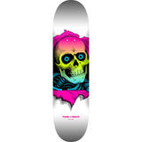 Powell Peralta Ripper Skateboard Deck - Lime Fade/White 8.5"