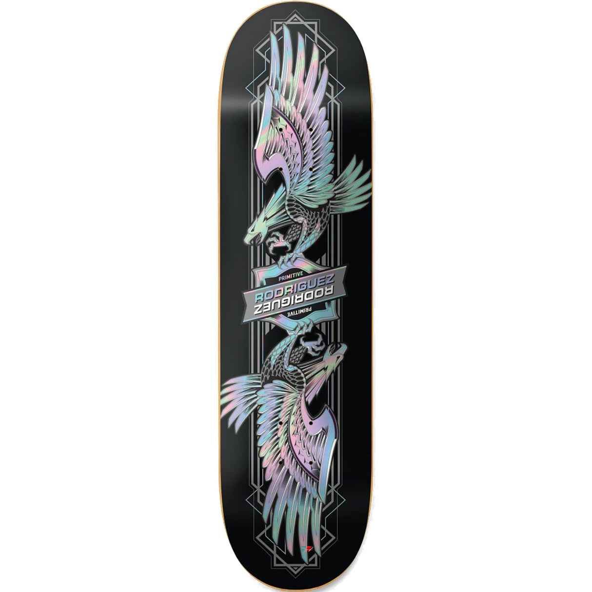 Primitive Twin Nose Eagle Skateboard Deck - Rodriguez 8.25"