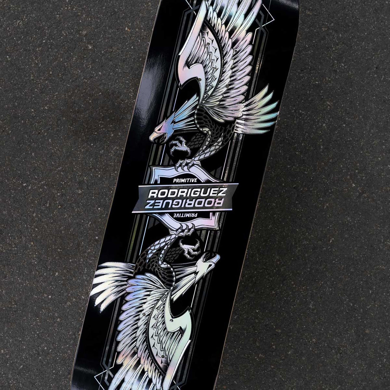 Primitive Twin Nose Eagle Skateboard Deck - Rodriguez 8.25"