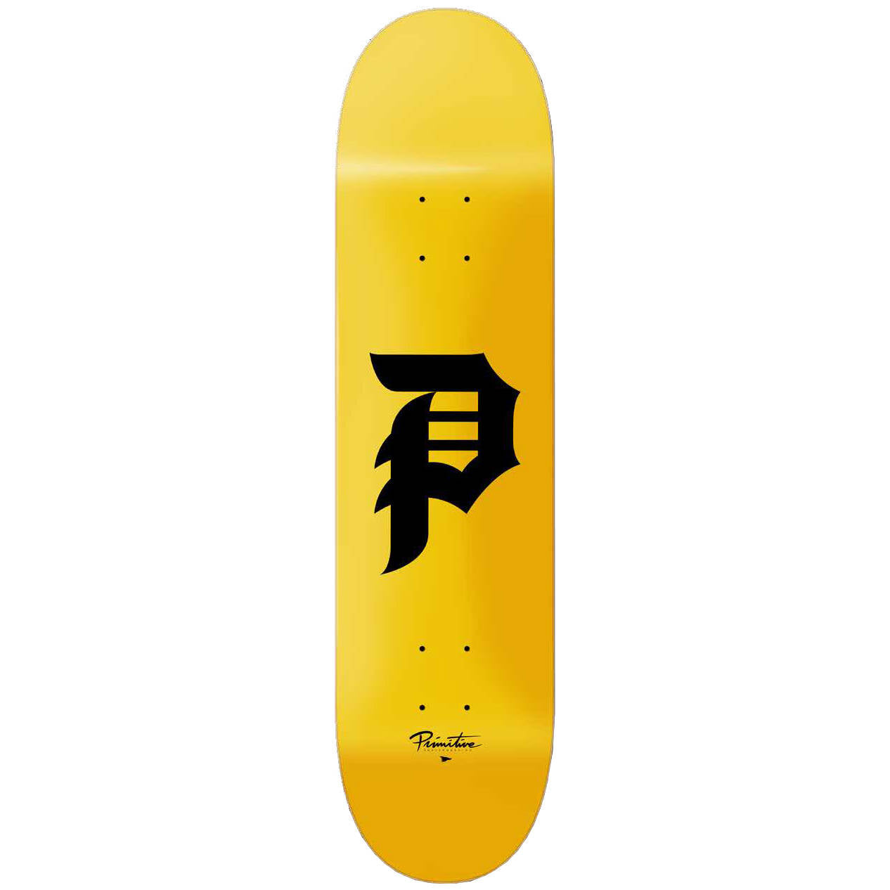 Primitive Dirty P Skateboard Deck 8.38'' - Yellow