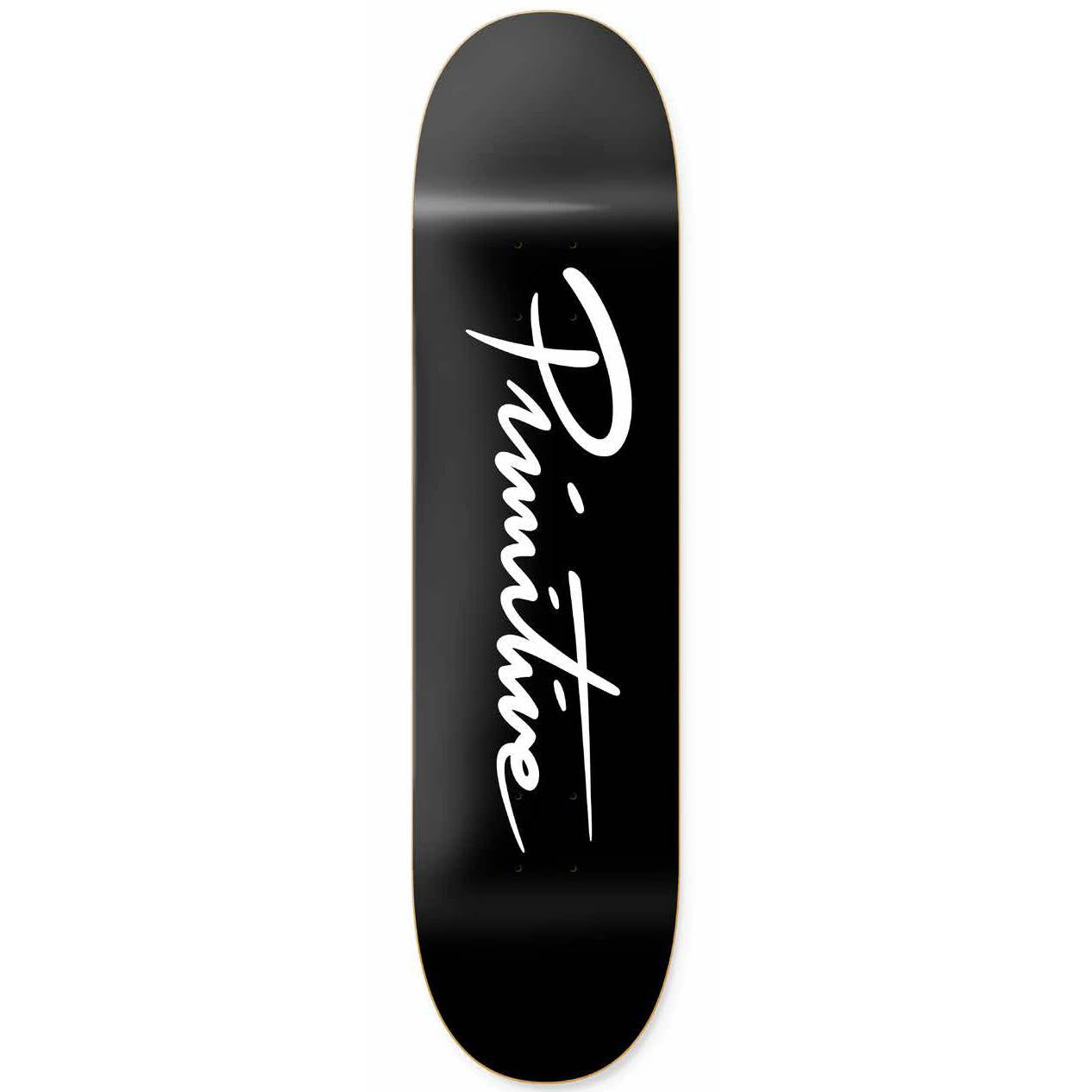 Primitive Nuevo Script Skateboard Deck 8'' - Black