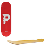 Primitive Dirty P Core Skateboard Deck - Red 8.13"