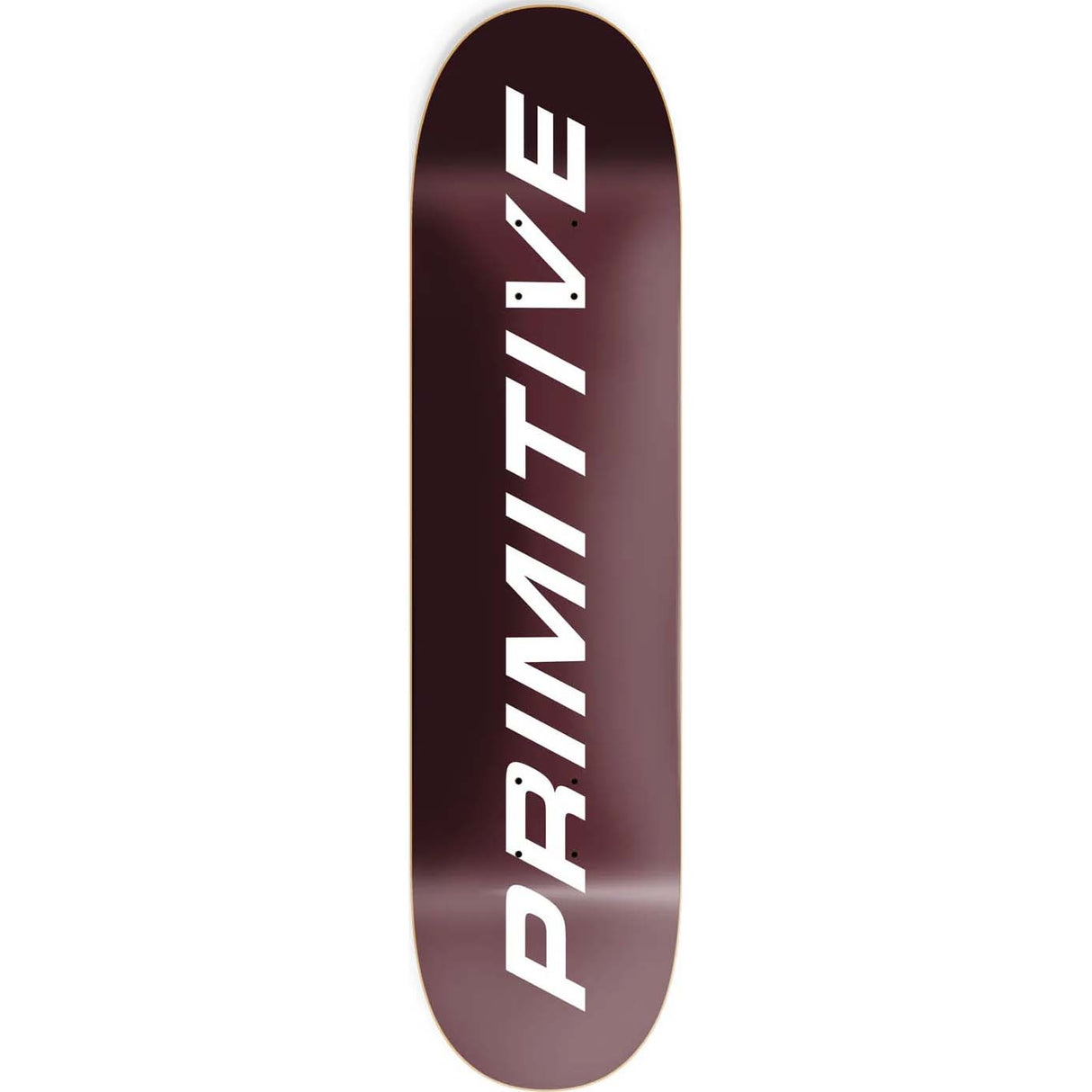 Primitive Euro Slant Cord Skateboard Deck - Burgundy 8.13"
