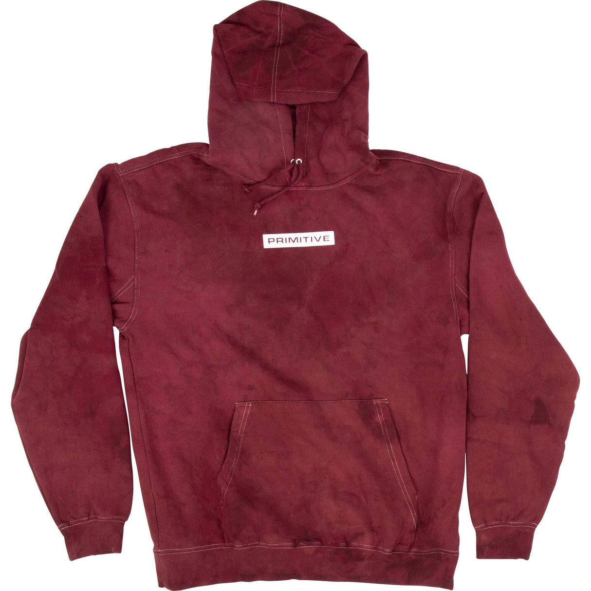 Primitive Boxed Washed Fleece Hoodie - Red