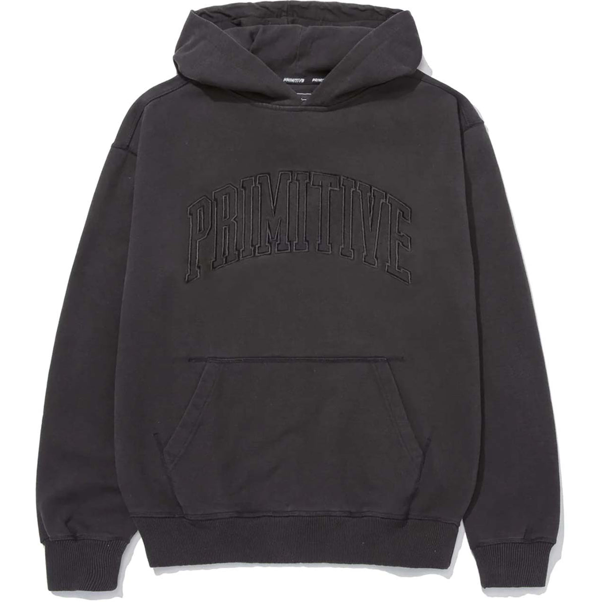Primitive Collegiate Washed Fleece Hoodie - Black