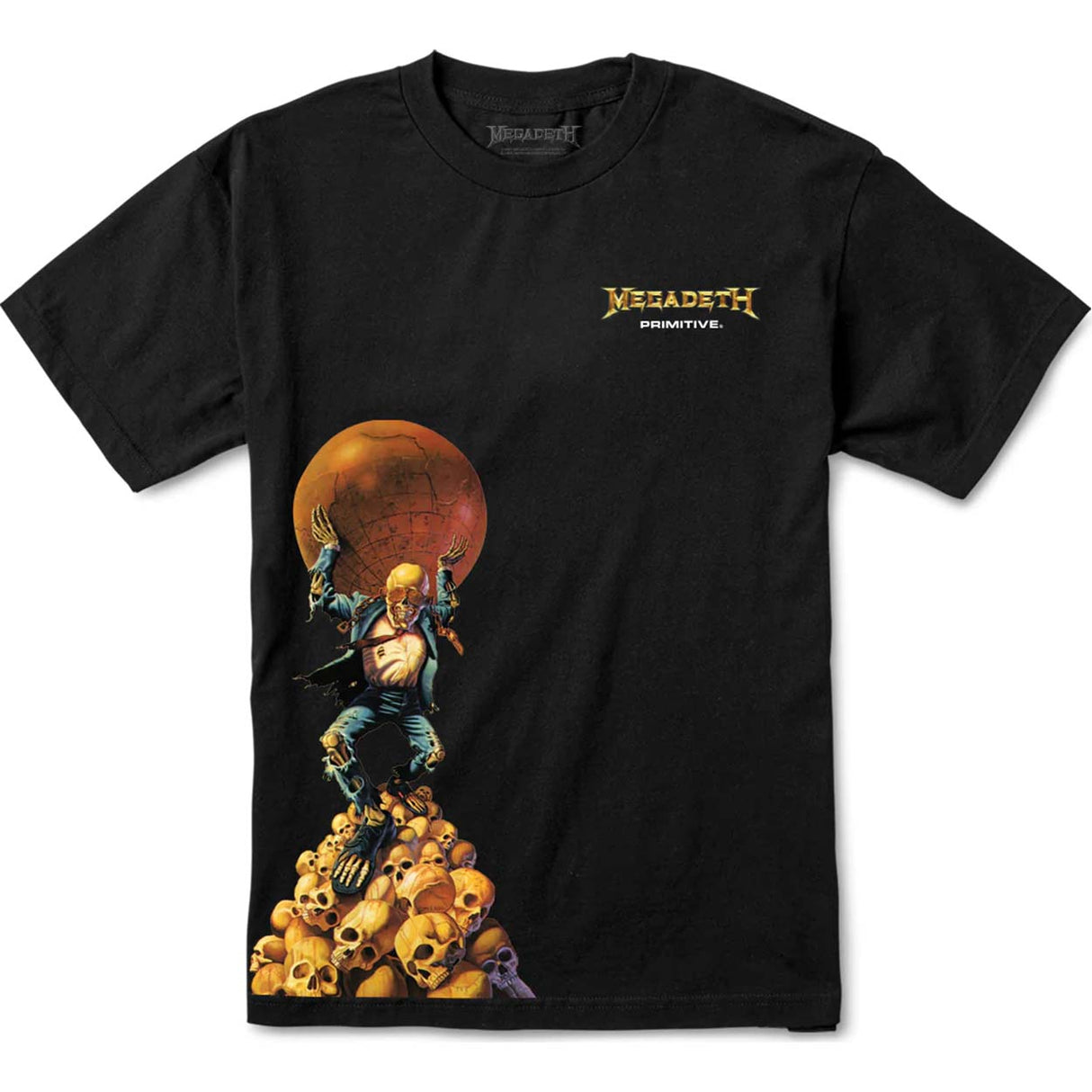 Primitive X Megadeth Dawn Patrol T Shirt - Black