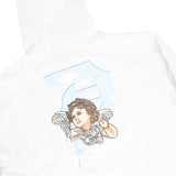 Primitive Lucky Embroided Logo Hoodie - White