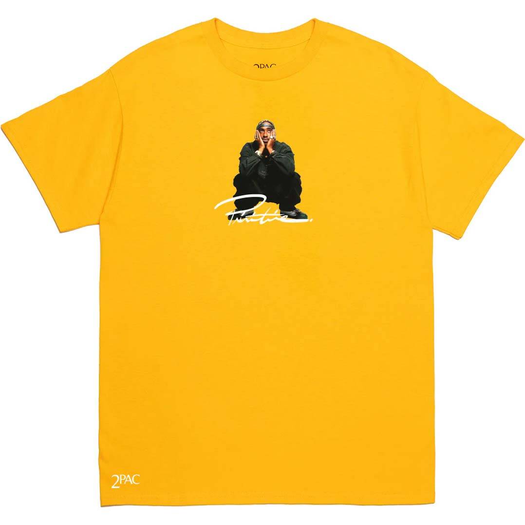 Primitive Shakur T Shirt - Gold