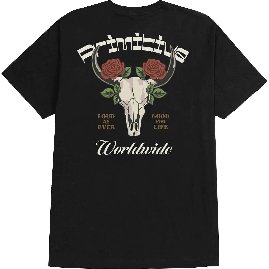 Primitive Badlands T Shirt - Black
