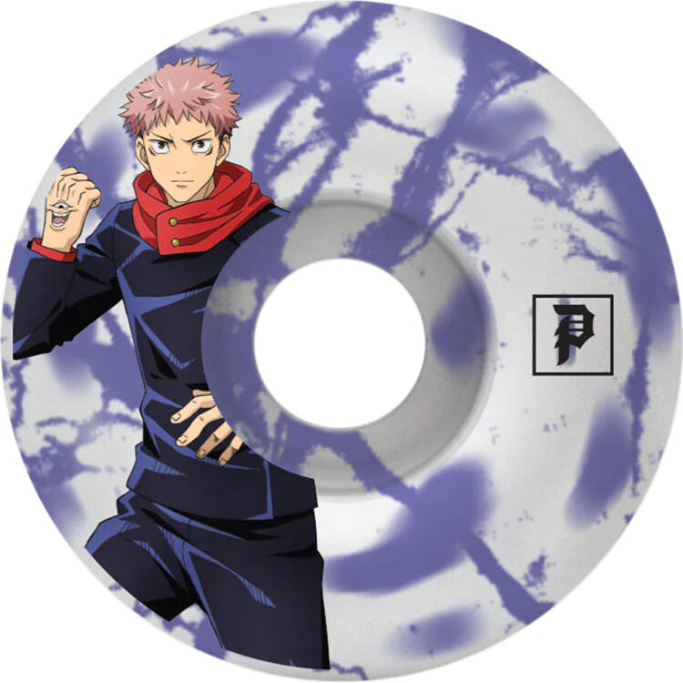 Primitive x Jujutsu Kaisen Skateboard Wheels - White 54mm
