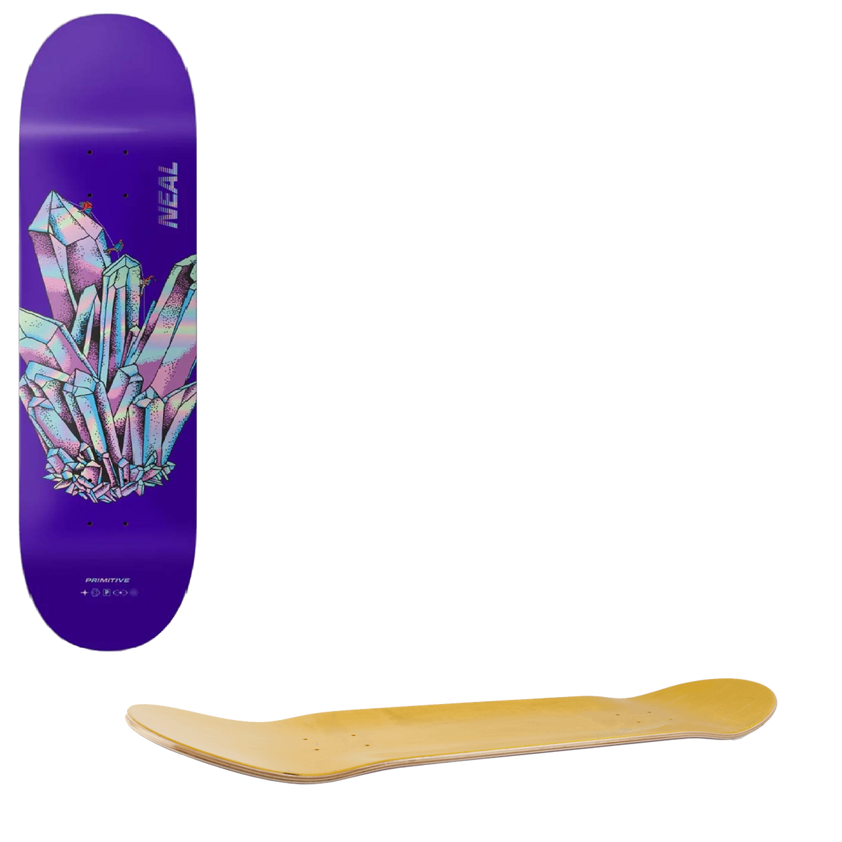 Primitive Zenith Skateboard Deck - Neal 8"