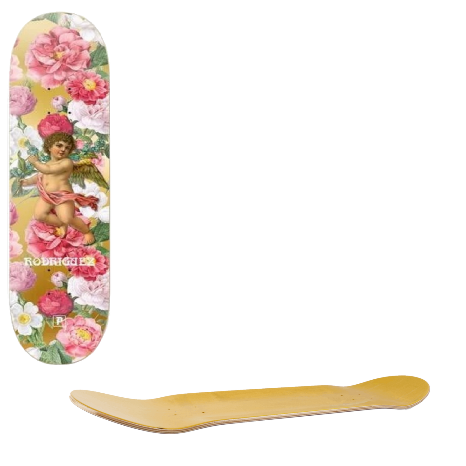 Primitive Rodriguez Guardian Skateboard Deck - Pink 8"