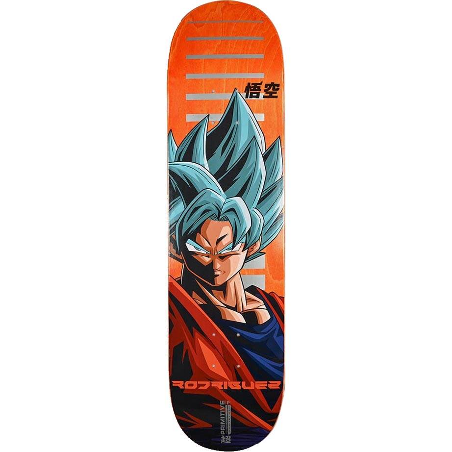 Primitive x Dragon Ball Super Rodriguez SSG Goku Skateboard Deck - Orange 8''