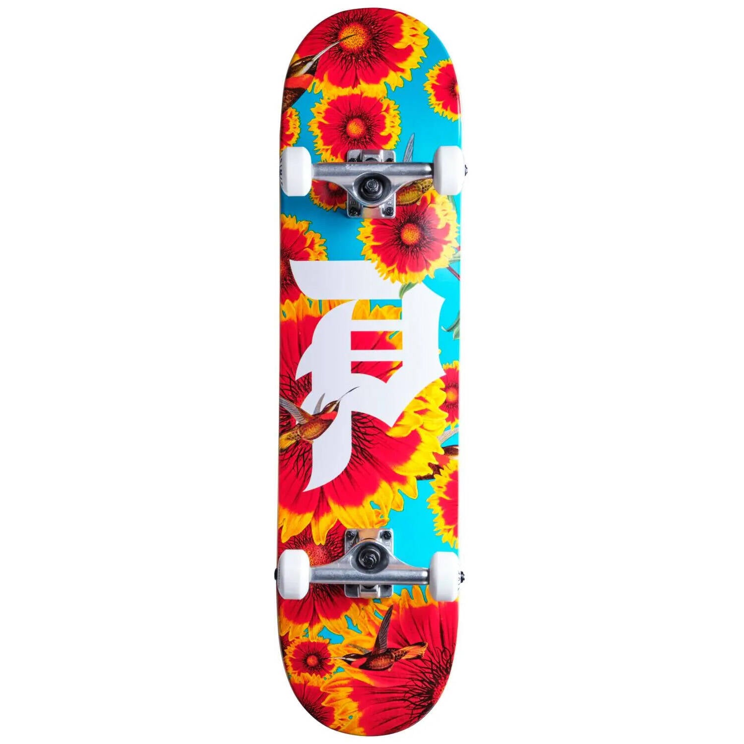 Primitive Dirty P Sunflower II Complete Skateboard - Red 8.125"