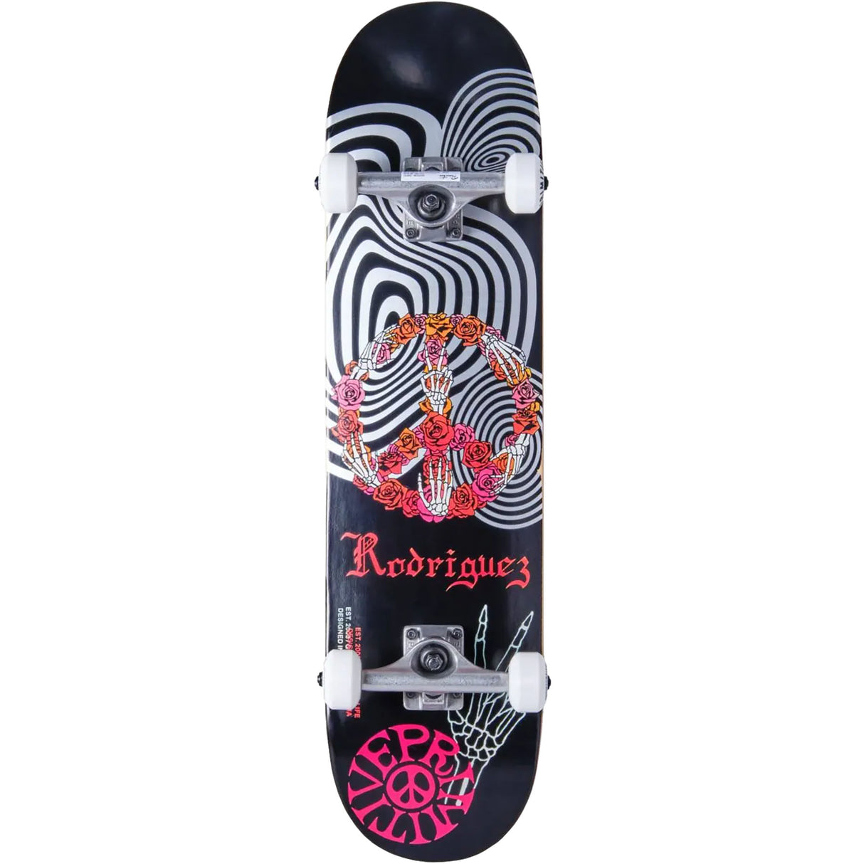 Primitive Paul Rodriguez GFL Complete Skateboard - Black 7.75"