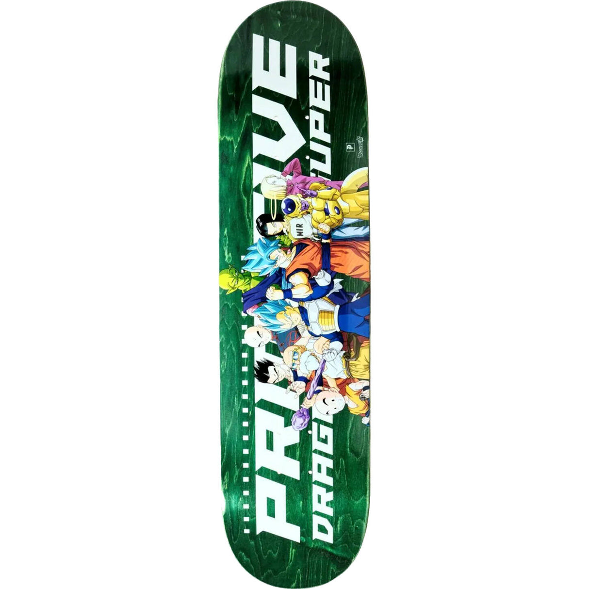 Primitive Universal Survival Dragon Ball SuperII Skateboard Deck - Green 8.125"
