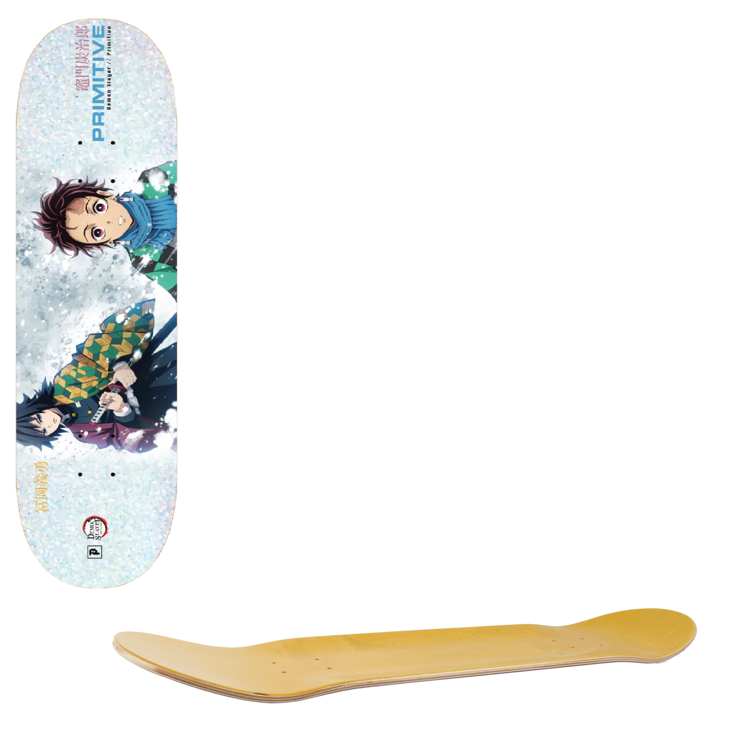 Primitive X Demon Slayer Team Skateboard Deck - 8.25"