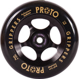 PROTO 110mm Gripper Wheel - Black on Black