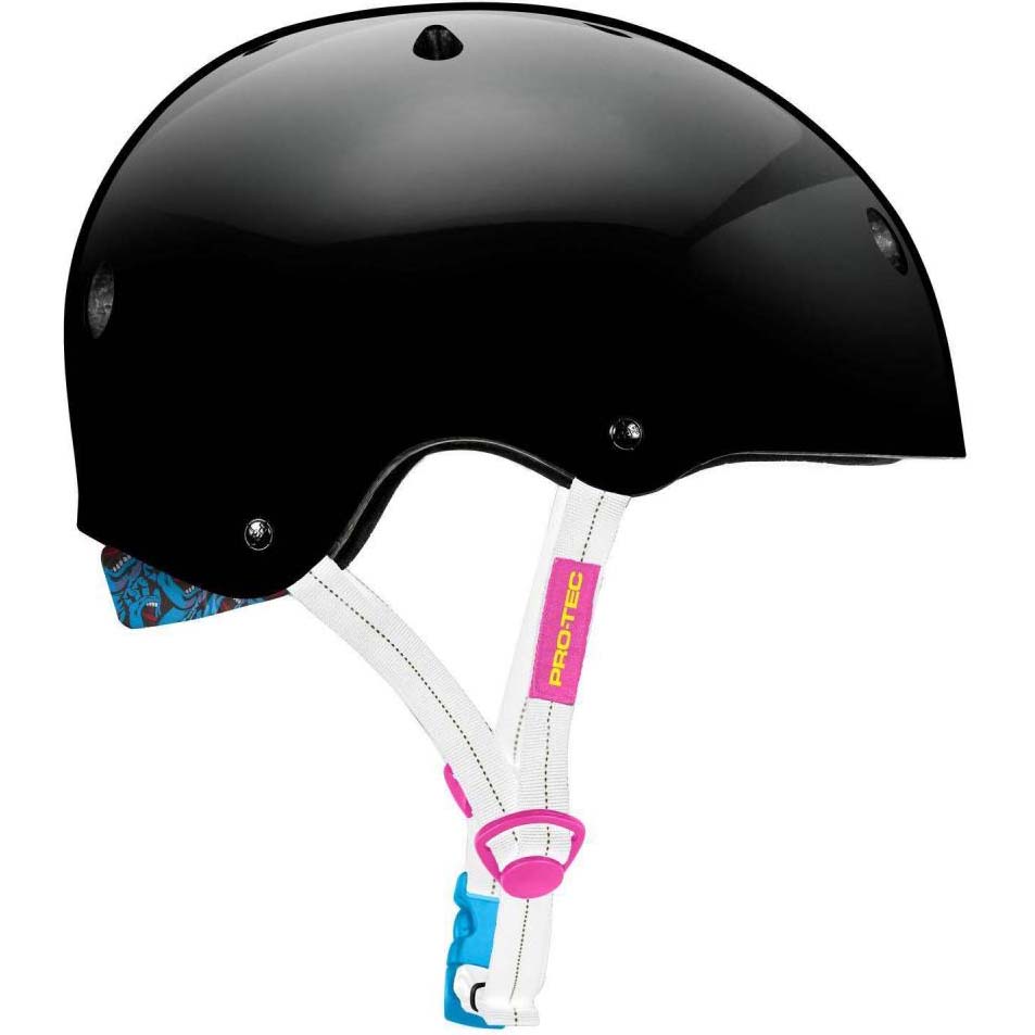 Pro-Tec x Santa Cruz Low Pro Helmet - Black Gloss